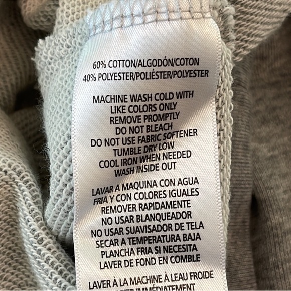 Calvin Klein Grey Monogram Logo Hoodie Dress Size Medium - Picture 15 of 17